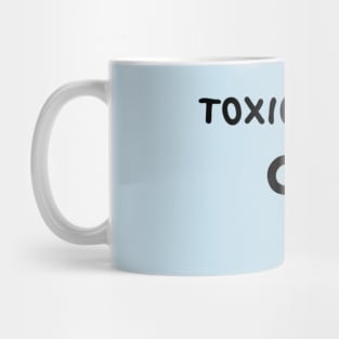 Toxic Waist. Overeating, fat, obese, unhealthy Mug